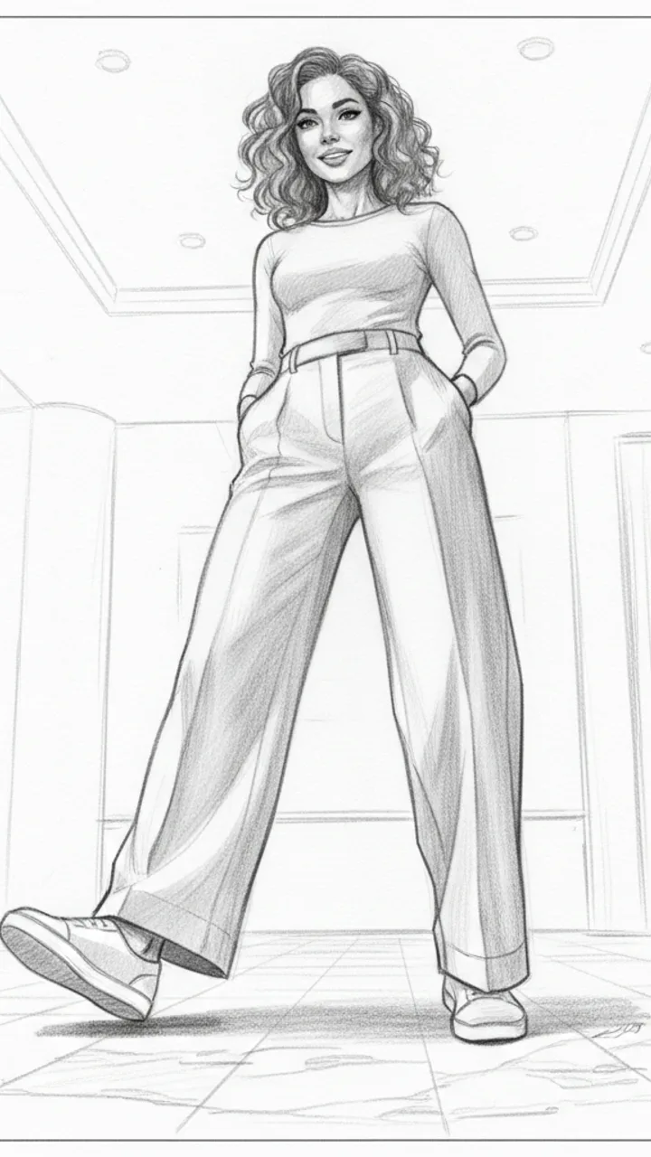 Storyboard sketch for scene 1: Hook