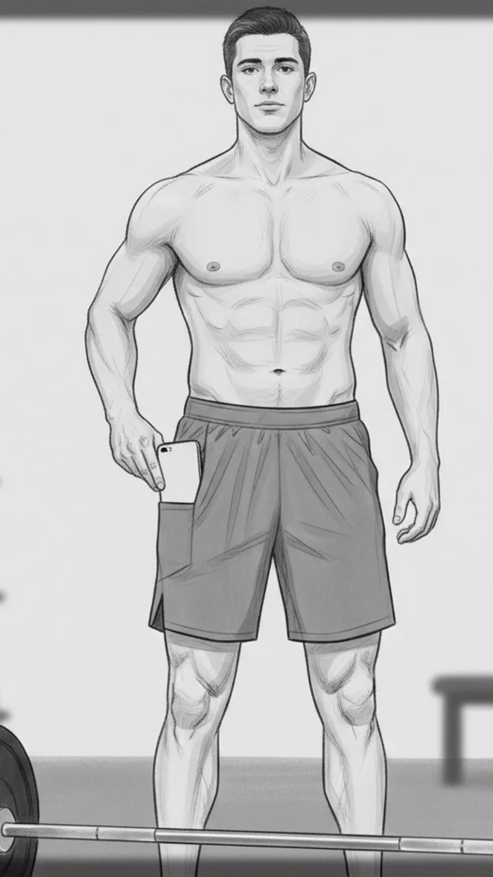Storyboard sketch for scene 3: The Pocket Detail