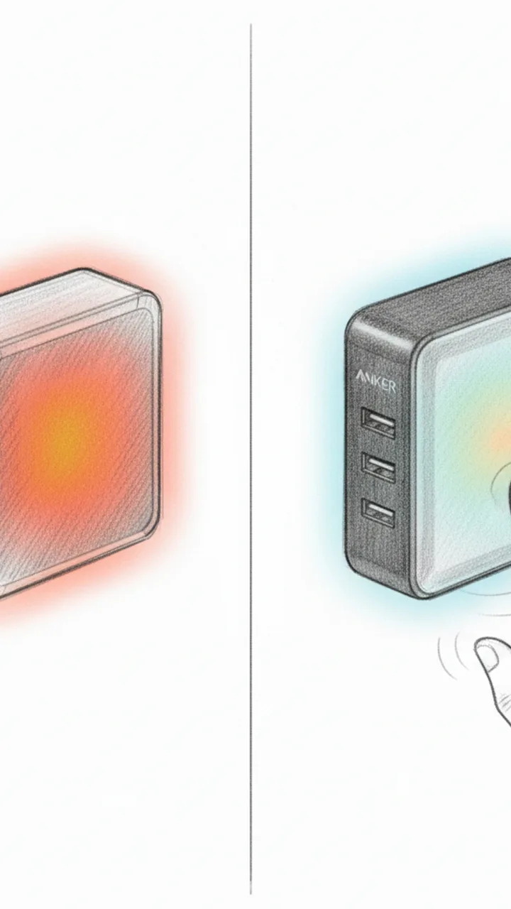 Storyboard sketch for scene 3: Thermal Check
