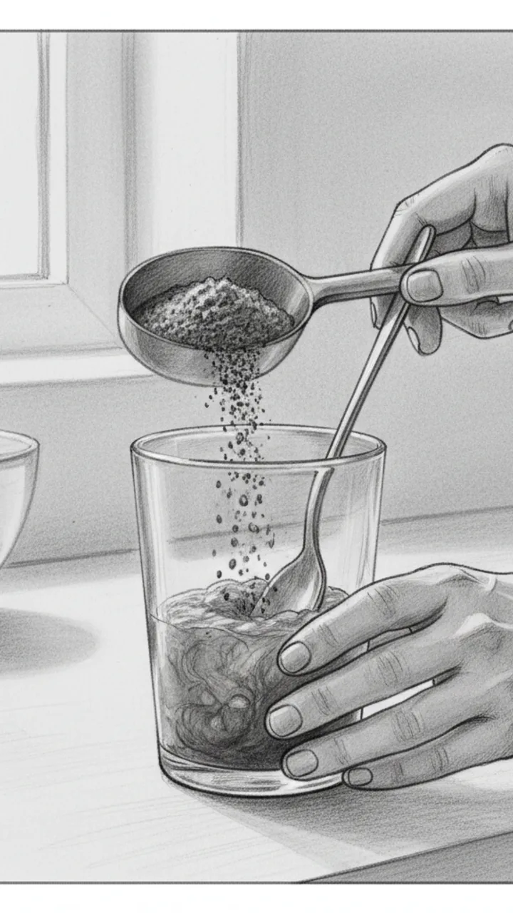 Storyboard sketch for scene 2: The Ritual